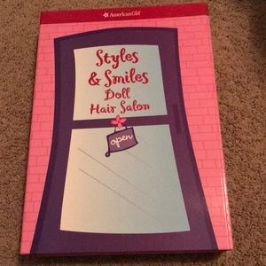 American Girl styles & Smiles doll Hair salon